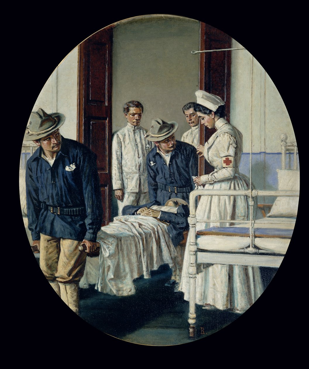 In einem Militärkrankenhaus von Vasili Vasilievich Vereshchagin