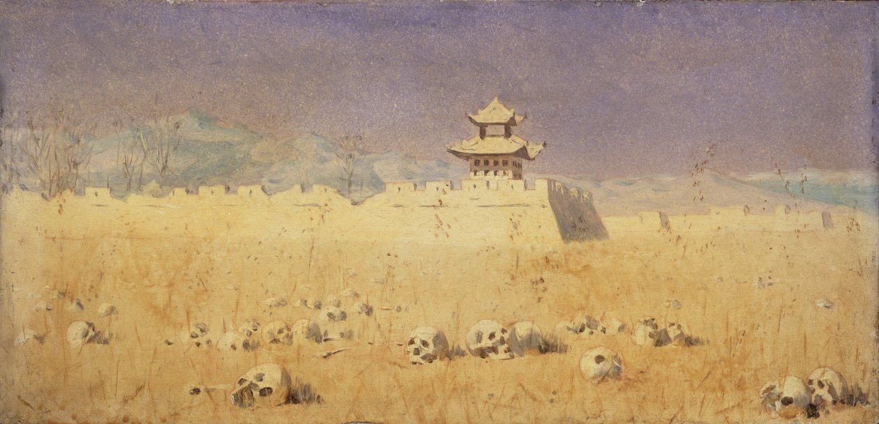 Ruinen in Chuguchak, Xinjiang, 1869 von Vasili Vasilievich Vereshchagin