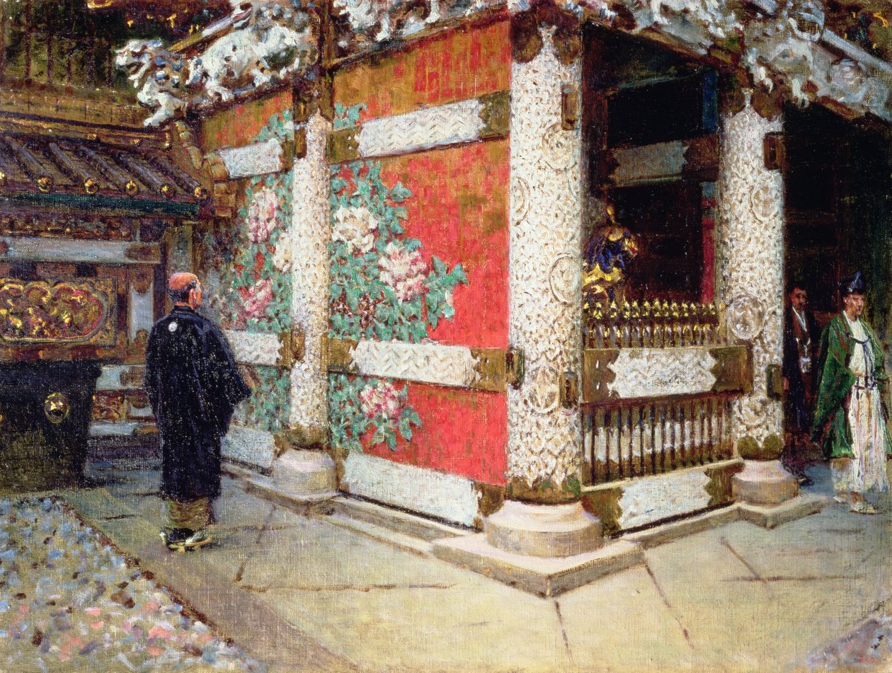 Der Shinto-Tempel in Nikko, Japan von Vasili Vasilievich Vereshchagin