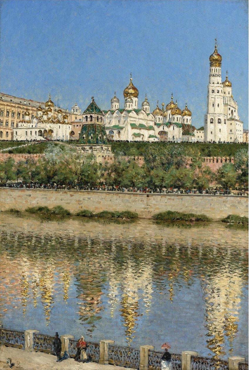Ansicht des Moskauer Kremls von Vasili Vasilievich Vereshchagin