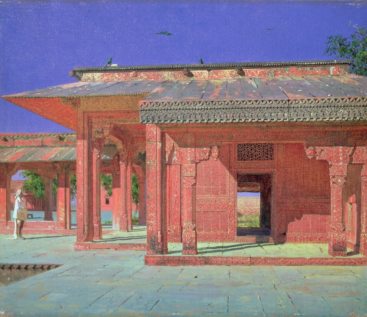 Hof im Palastharem, 1870er Jahre von Vasili Vasilievich Vereshchagin