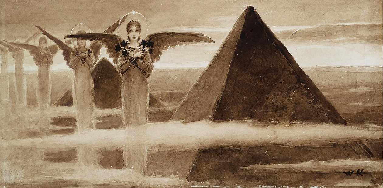 Die Engel der Pyramiden von Vasilii Kotarbinsky