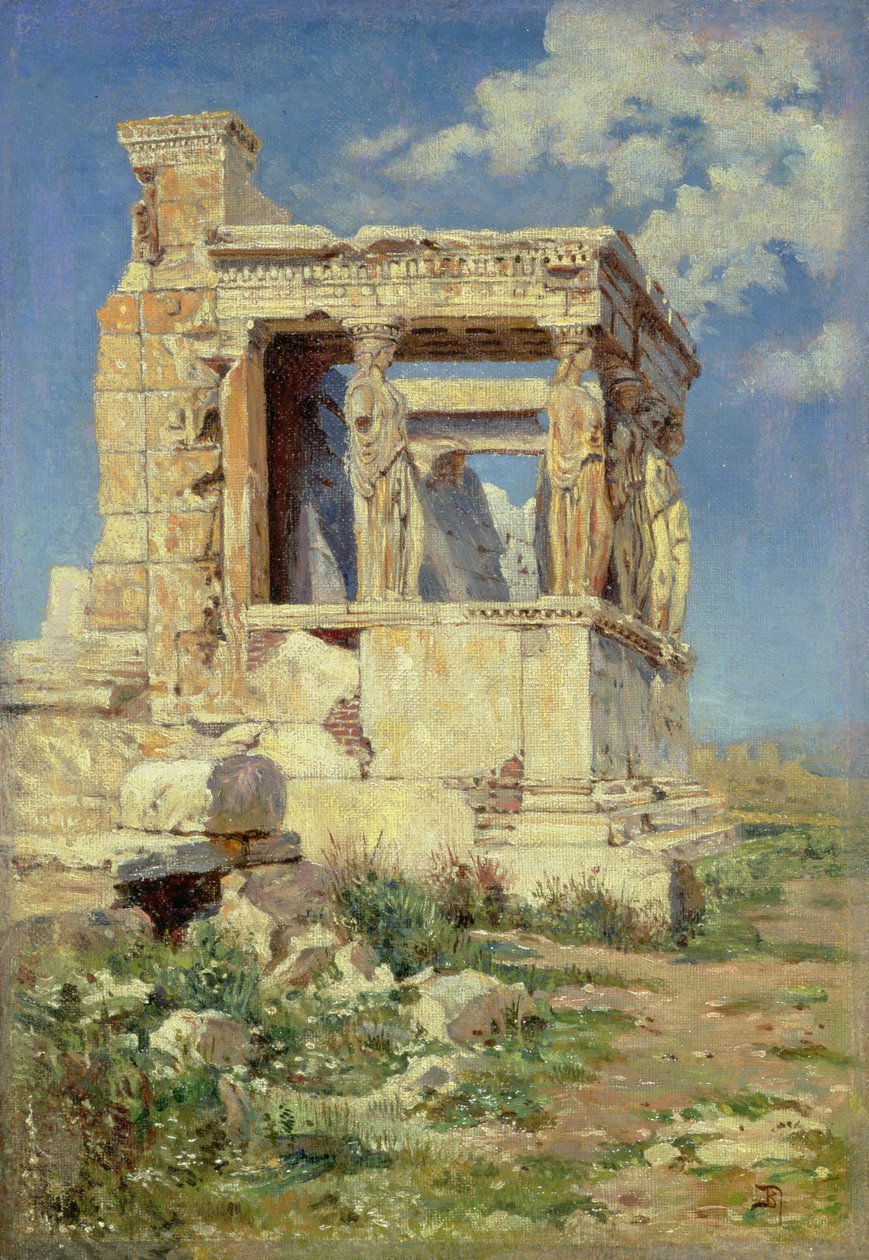 Portikus mit Karyatiden, 1882 von Vasilij Dmitrievich Polenov