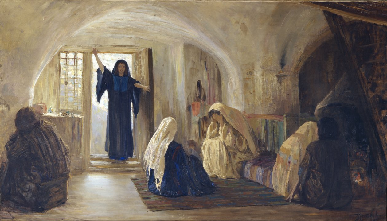 In tränenreicher Freude eingeführt, 1899-1905 von Vasilij Dmitrievich Polenov