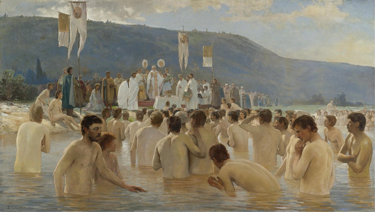 Die Taufe Russlands, 1887 von Vasily Ivanovich Navozov