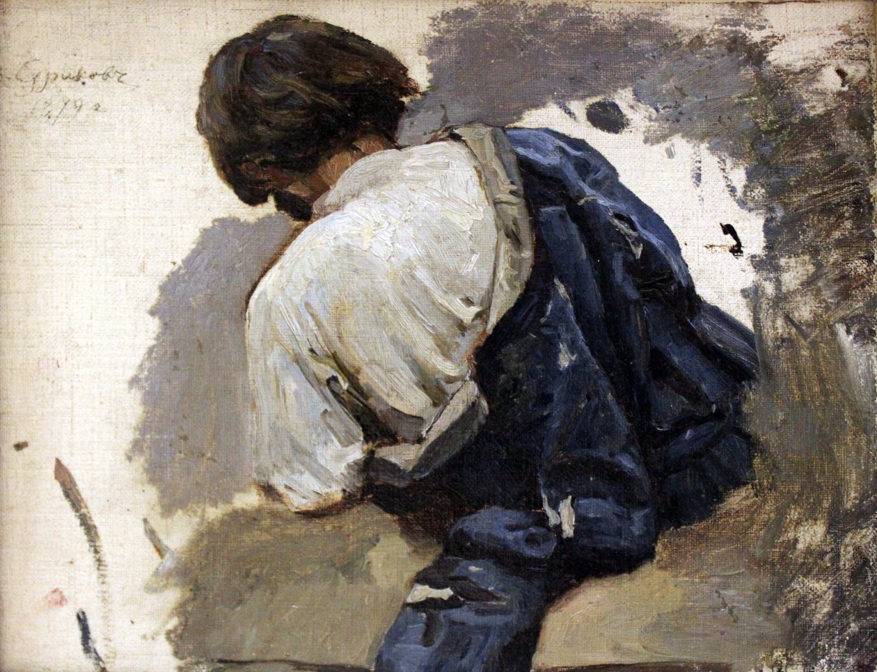 Streltsy im blauen Kaftan von Vasily Surikov