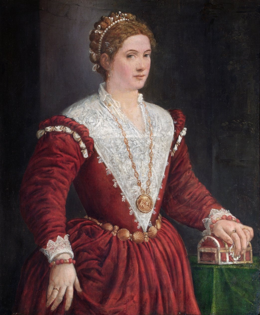 Porträt einer unbekannten Dame, ca. 1560er von Venetian School