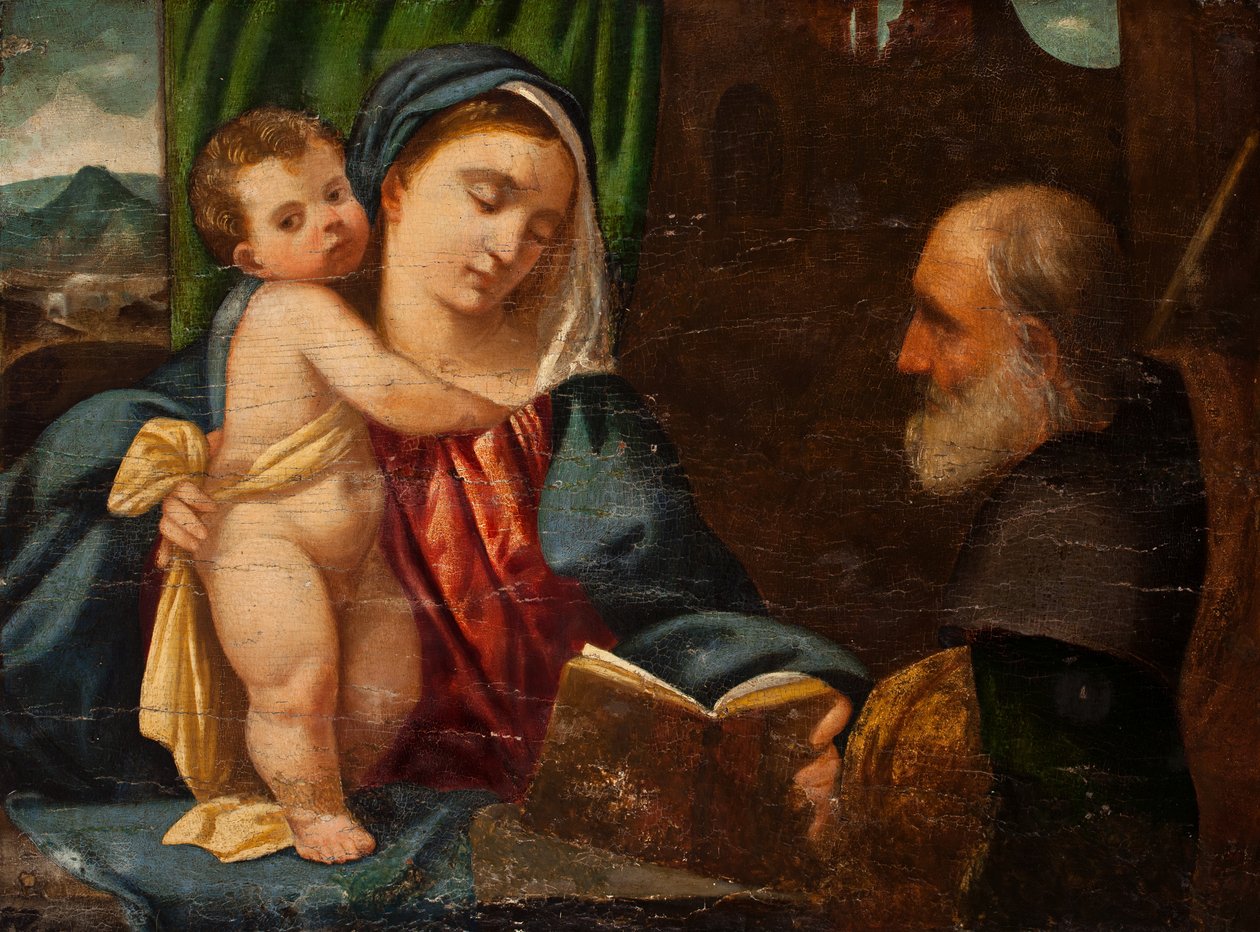 Die Heilige Familie von Venetian School