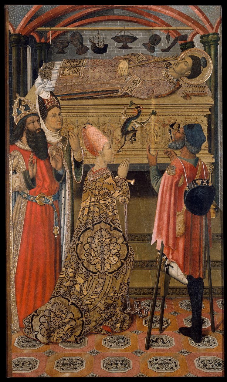 Prinzessin Eudoxia vor dem Grab des Heiligen Stephanus von Vergós Group