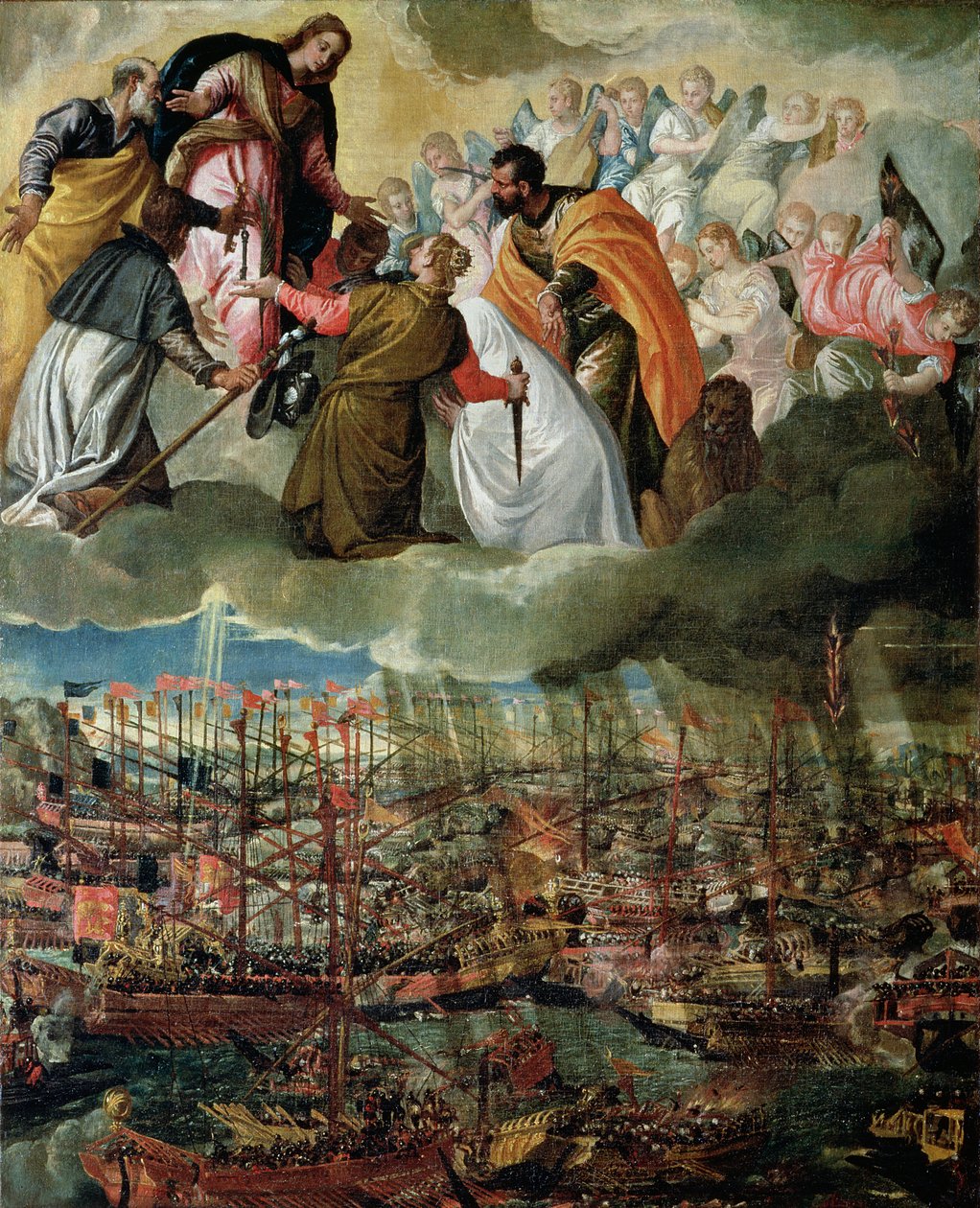 Allegorie der Schlacht von Lepanto, 7. Oktober 1571 von Paolo Veronese