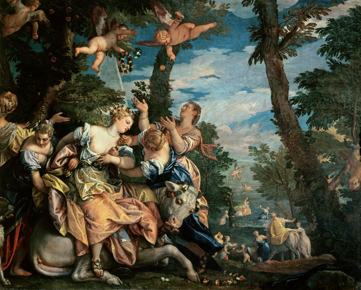 Der Raub der Europa von Paolo Veronese