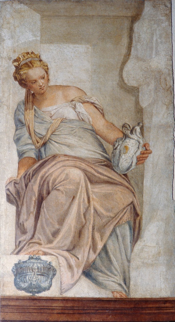 Mäßigkeit, von den Wänden der Sakristei von Veronese