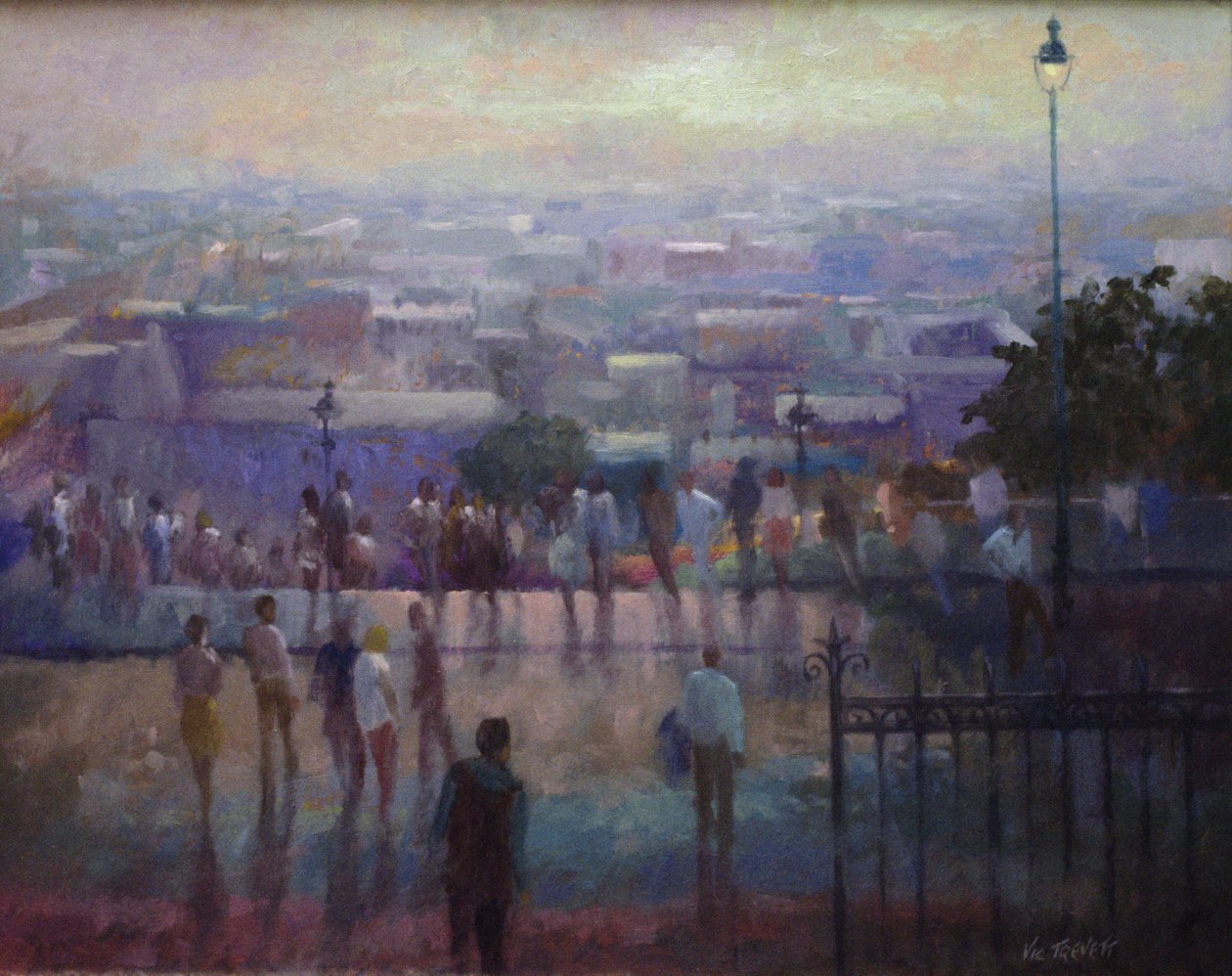 Von den Stufen des Sacré-Cœur von Vic Trevett