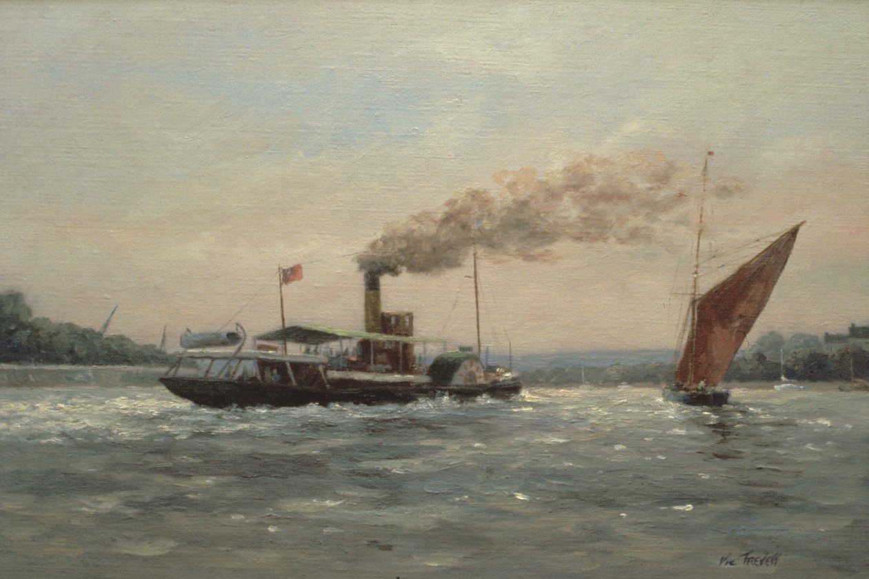 Vergangenheit auf der Medway von Vic Trevett