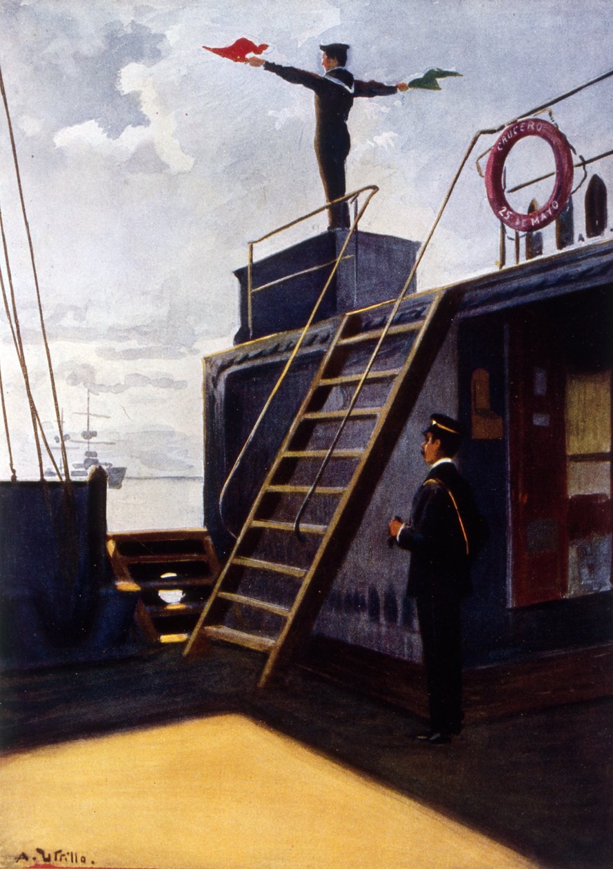 Signalmann der argentinischen Marine von Vicente Blasco Ibanez