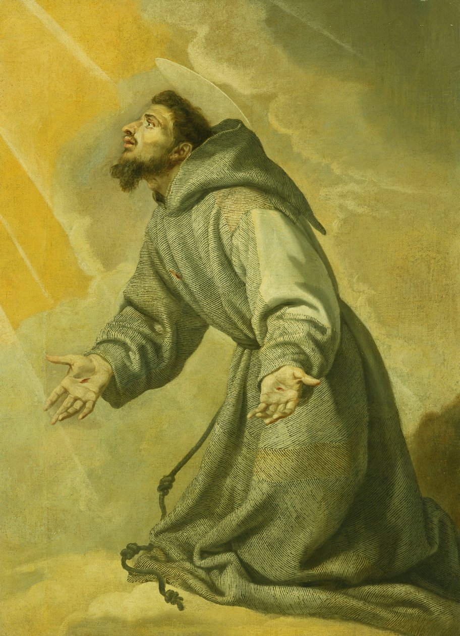 Der heilige Franziskus empfängt die Stigmata von Vicente Carducho