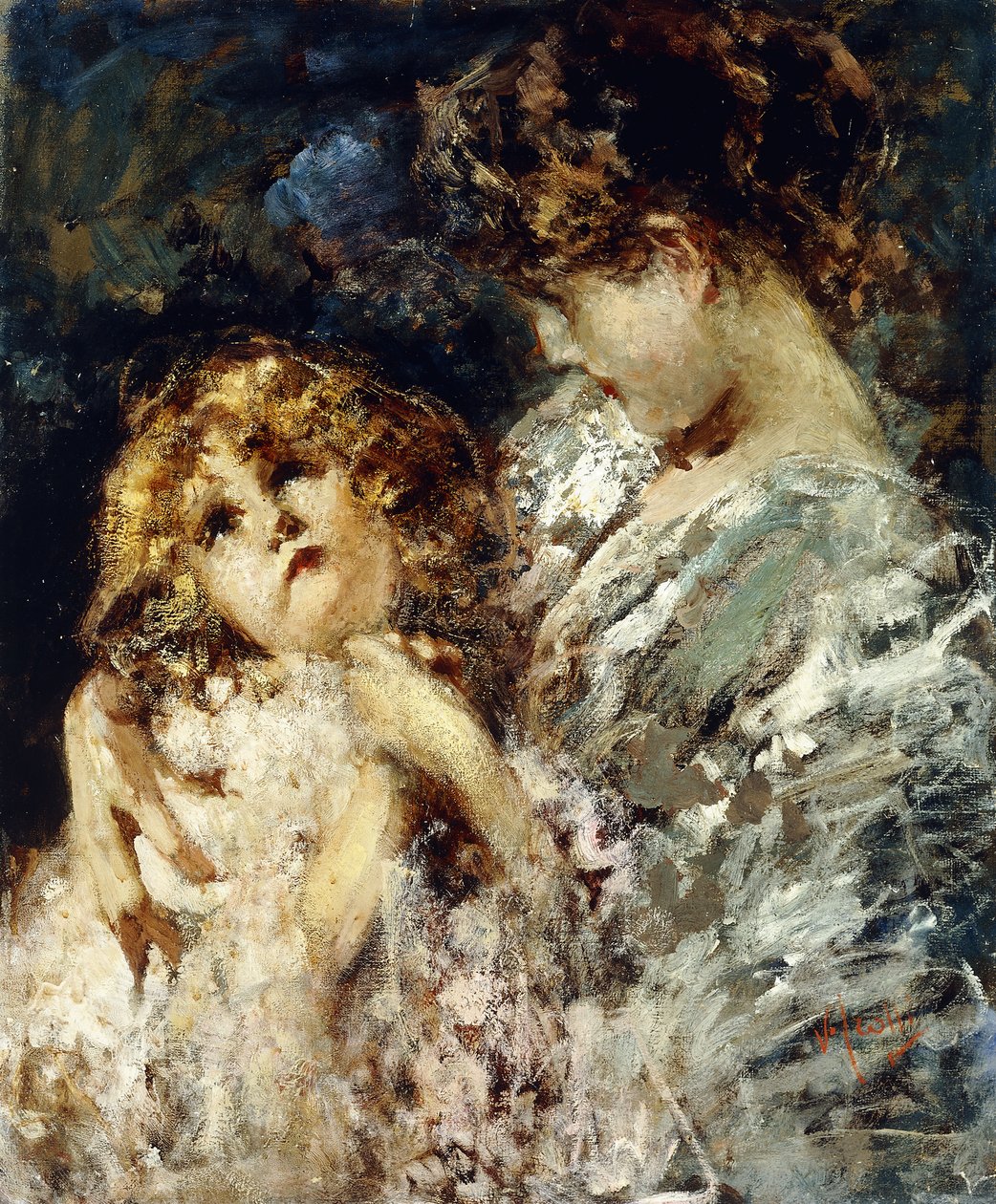 Mutter und Kind von Vicenzo Irolli