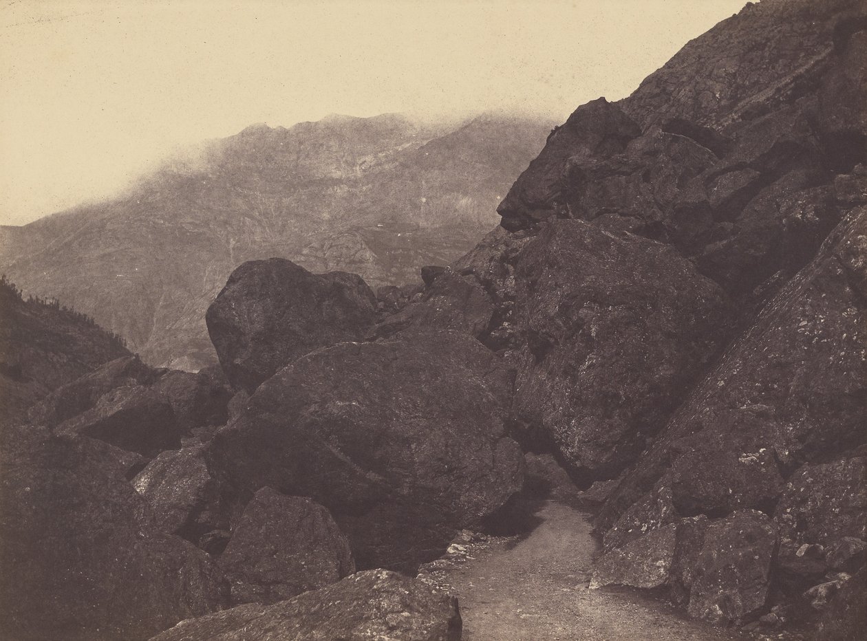 [Felsen bei Gavarnie] von Vicomte Joseph de Vigier