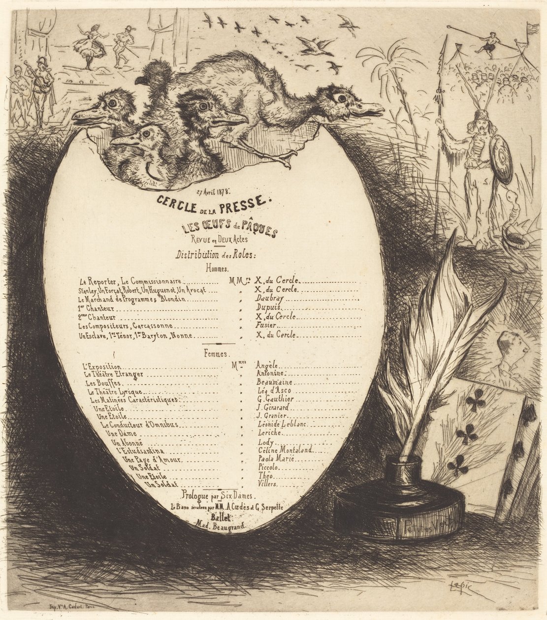 Die Ostereier von Vicomte Ludovic Lepic