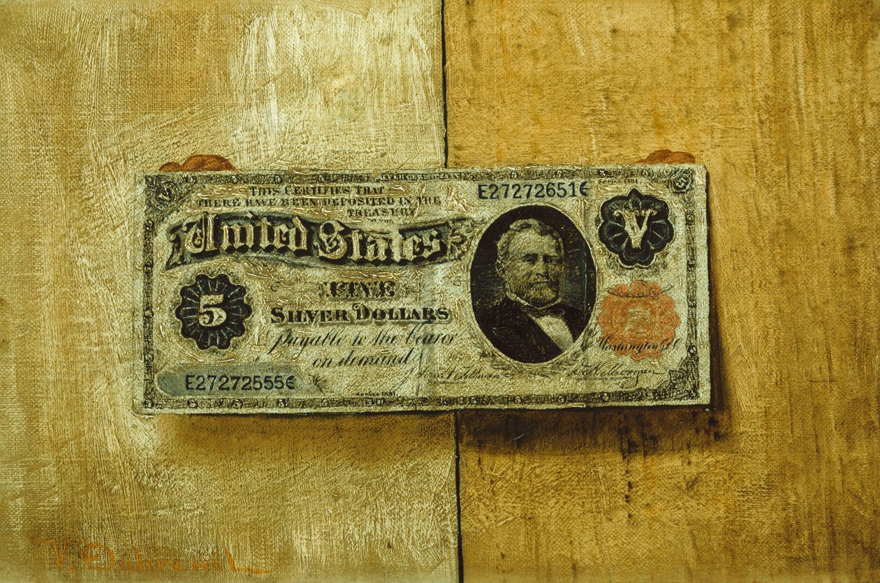 Fünf-Dollar-Schein von Victor Dubreuil