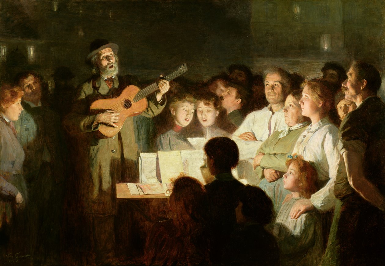 Der Liedverkäufer, 1903 von Victor Gabriel Gilbert