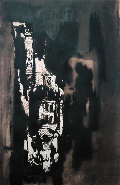 Ein Turm im stürmischen Licht von Victor Hugo