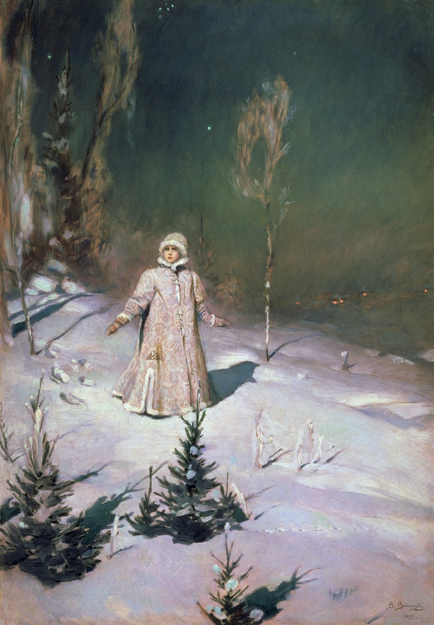 Schneemädchen, 1899 von Victor Mikhailovich Vasnetsov