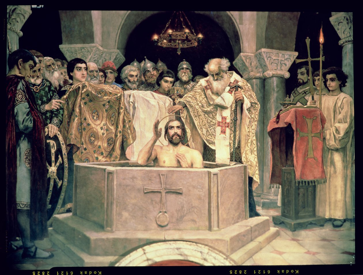 Die Taufe von Großfürst Wladimir (ca. 956-1015), 1885-96 von Victor Mikhailovich Vasnetsov