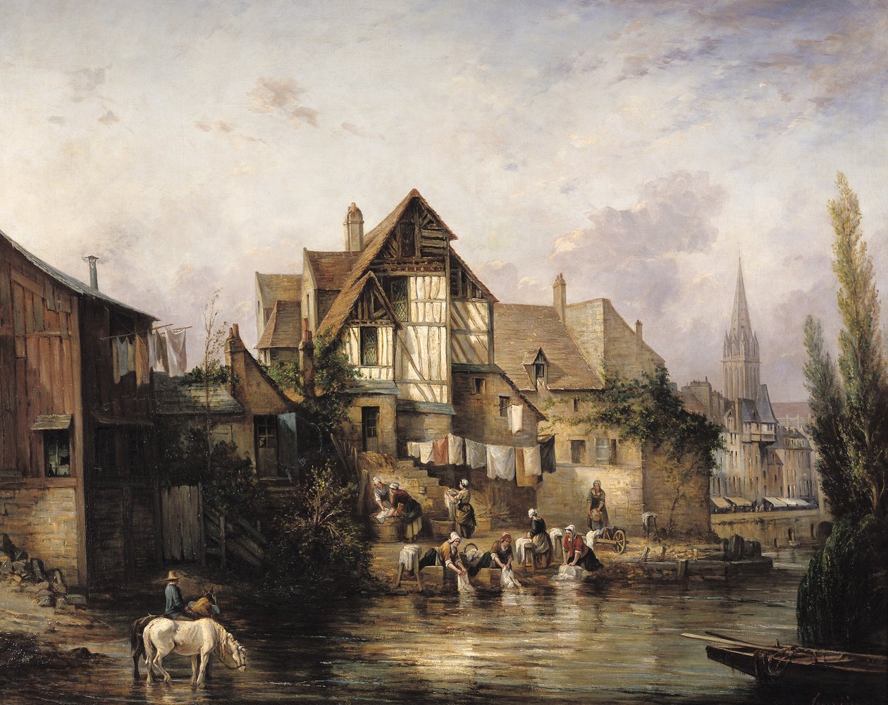 Das Waschhaus Petits Murs von Victor Theophile Tesniere