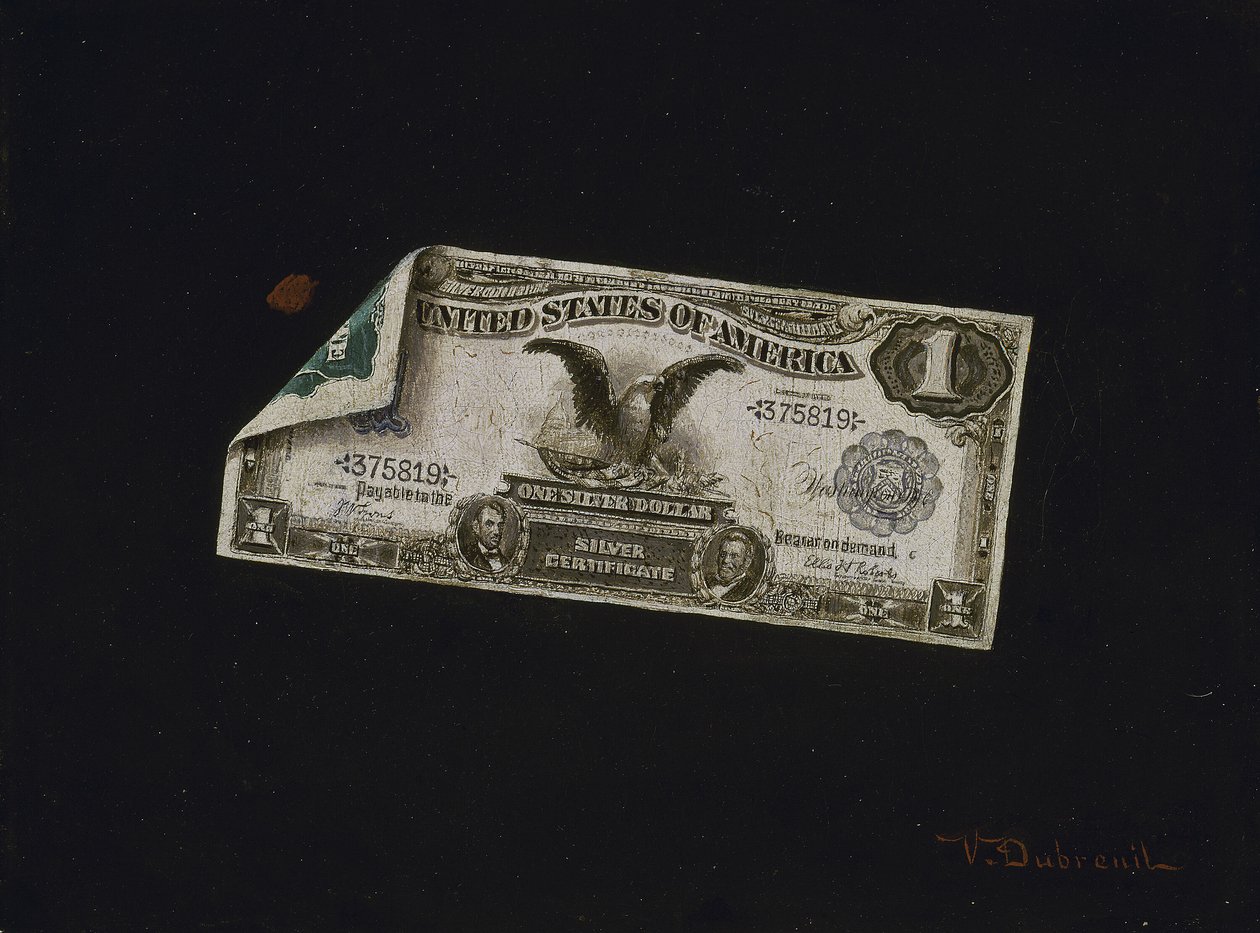 Ein-Dollar-Silberzertifikat von Victor Dubreuil