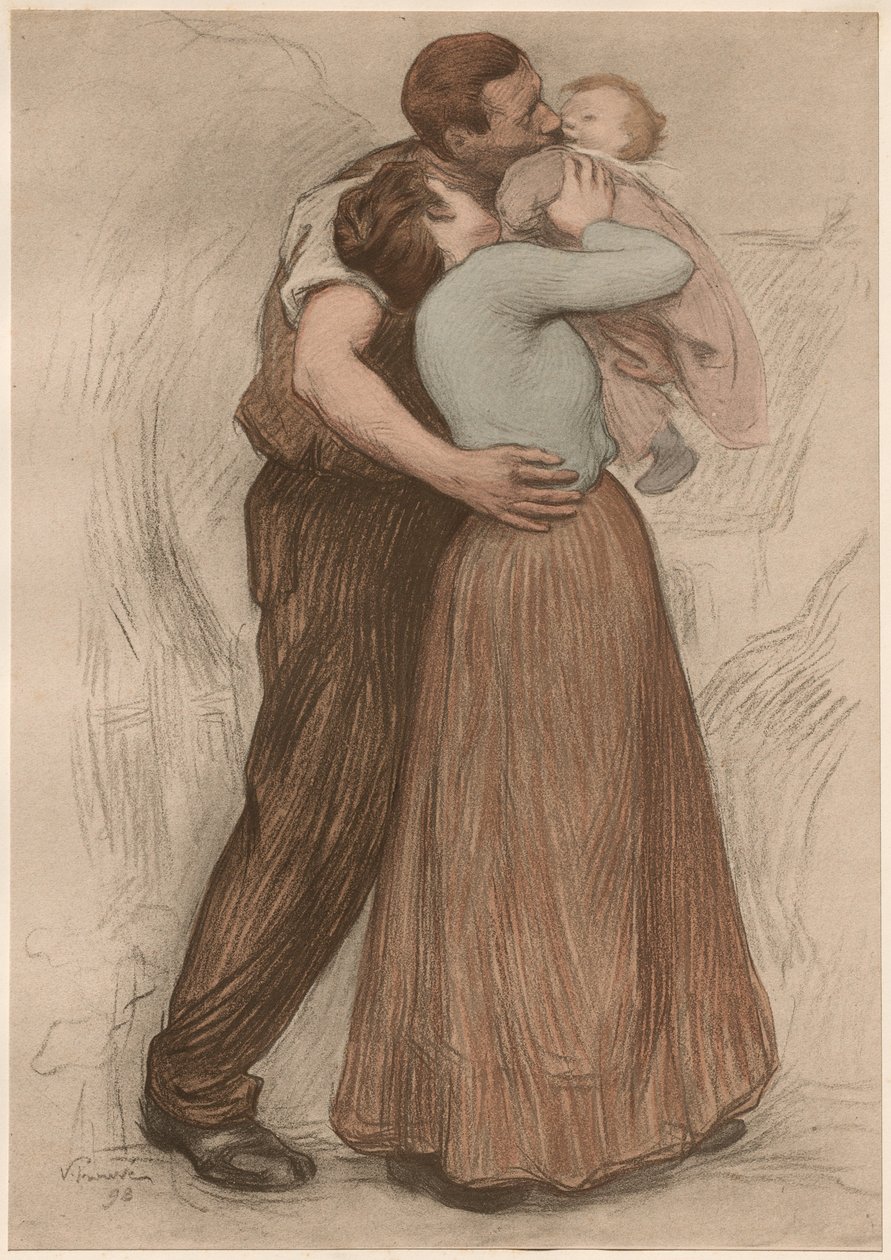 Der Kuss, 1898 von Victor Emile Prouve