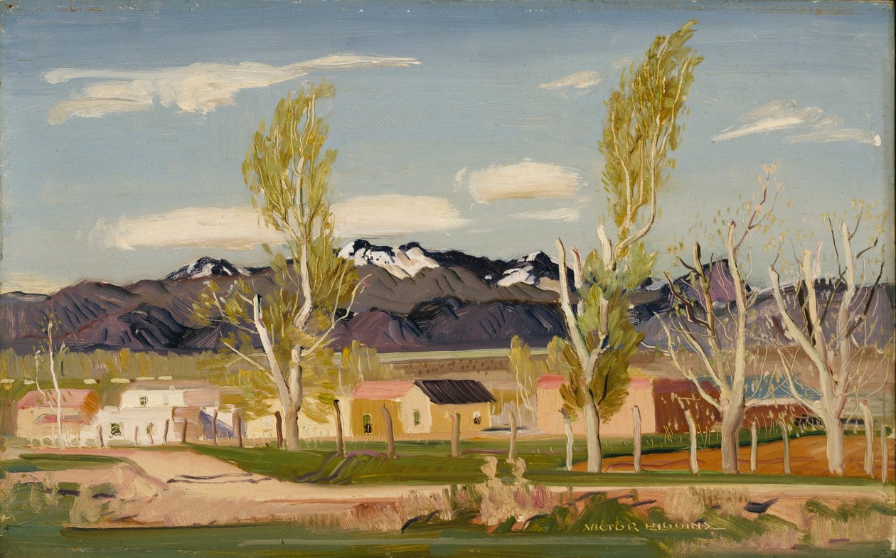 Frühling im Tal von Victor Higgins