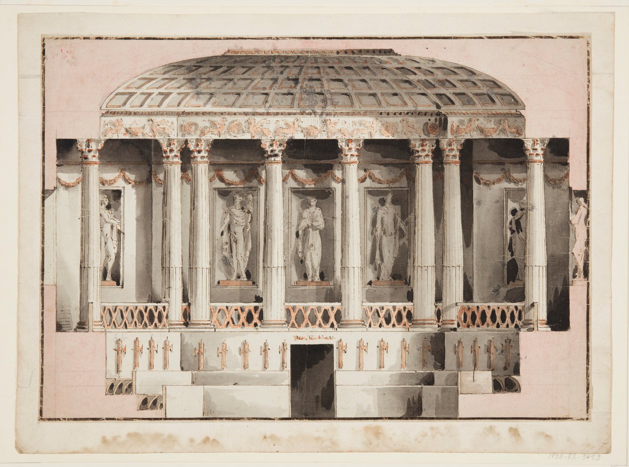 Senatssaal, Parlamentsgebäude, Warschau, Polen von Victor Louis