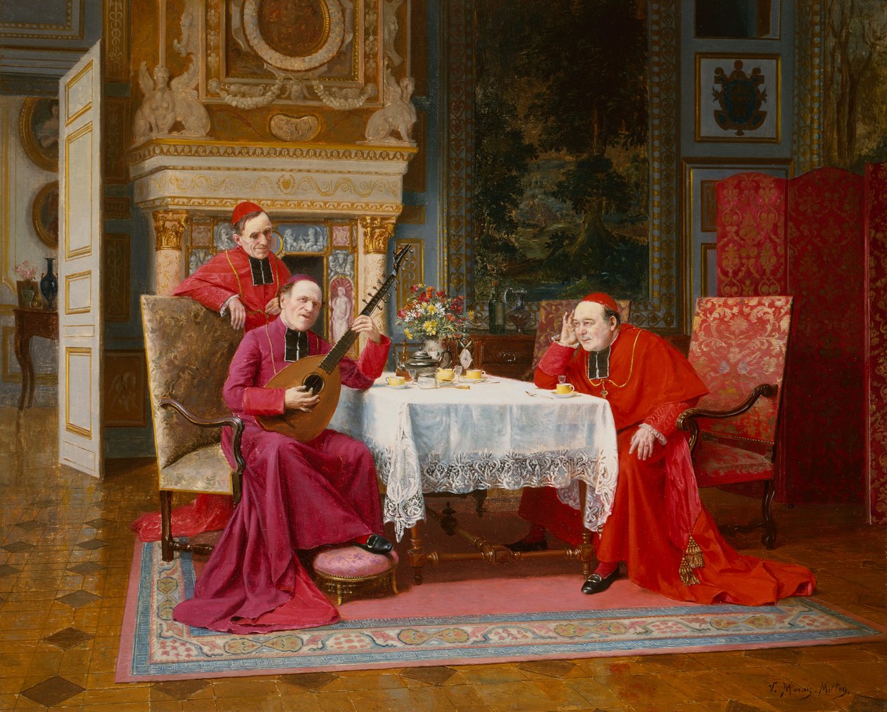 Unterhaltung nach dem Abendessen von Victor Marais Milton