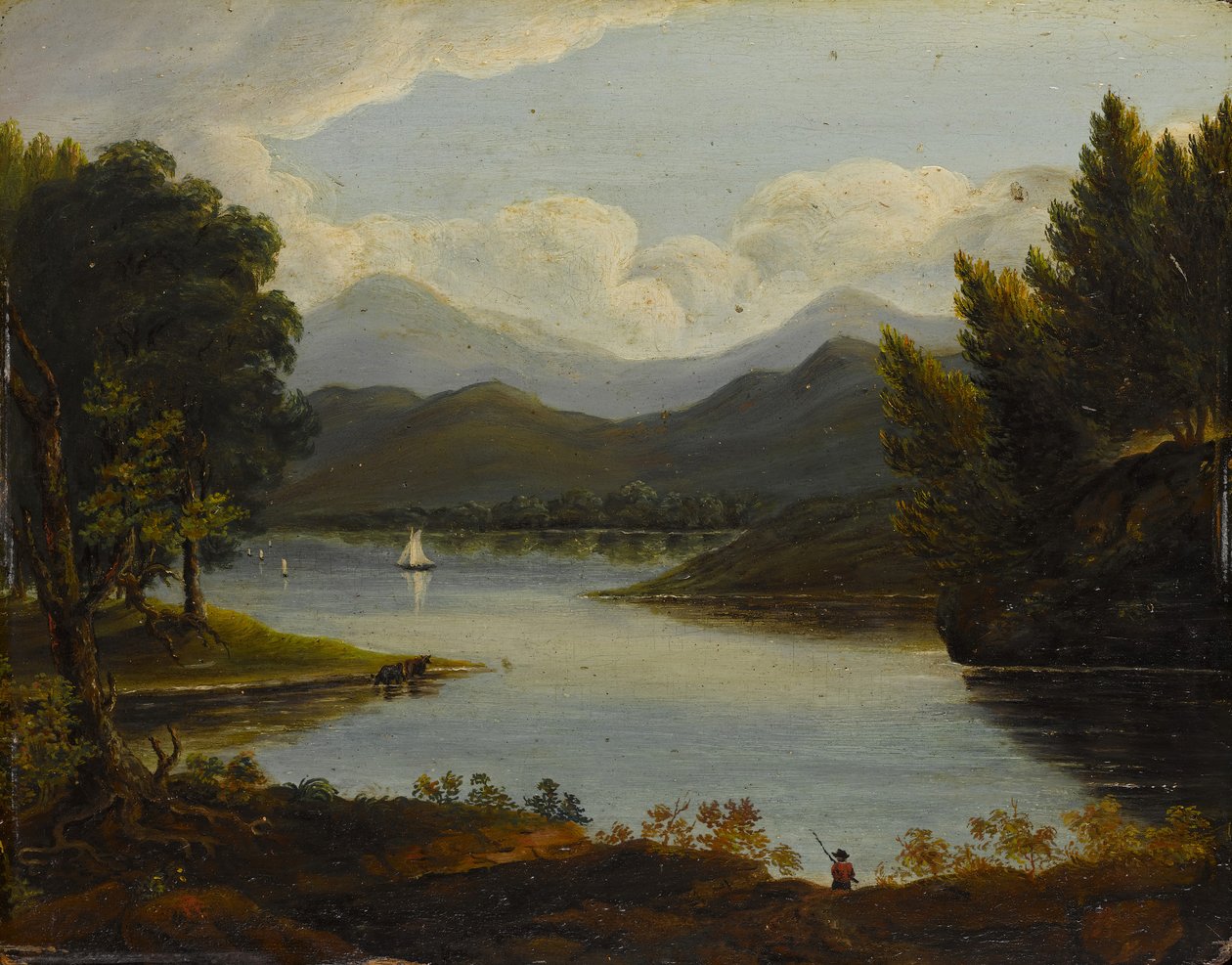 Hudson River Szene, 1830-50 von Victor de Grai