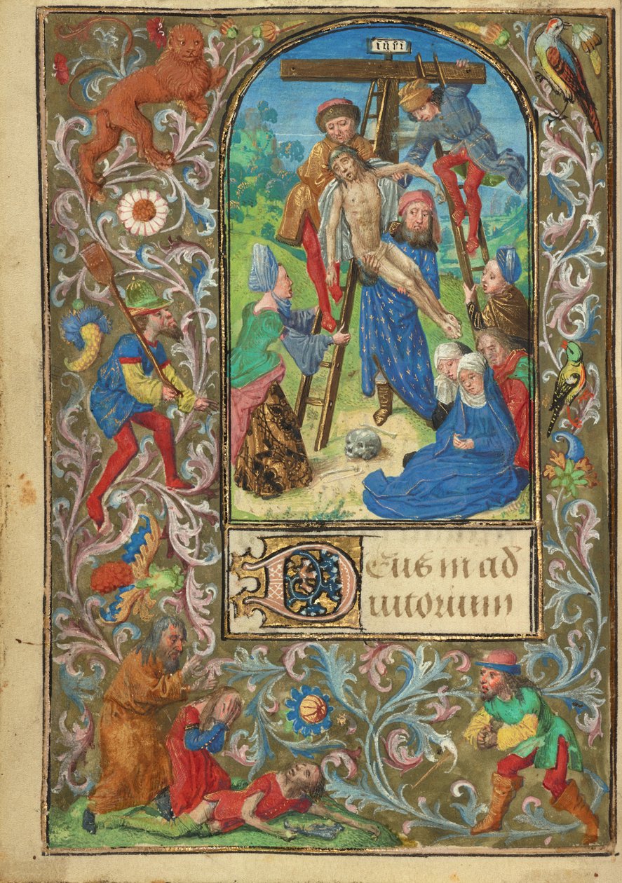 Die Kreuzabnahme von Vienna Master of Mary of Burgundy