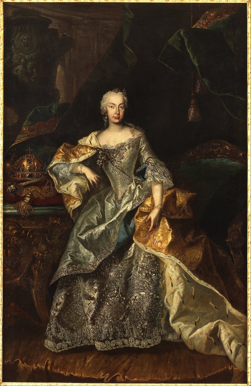 Maria Theresia als Königin von Ungarn von Viennese painter