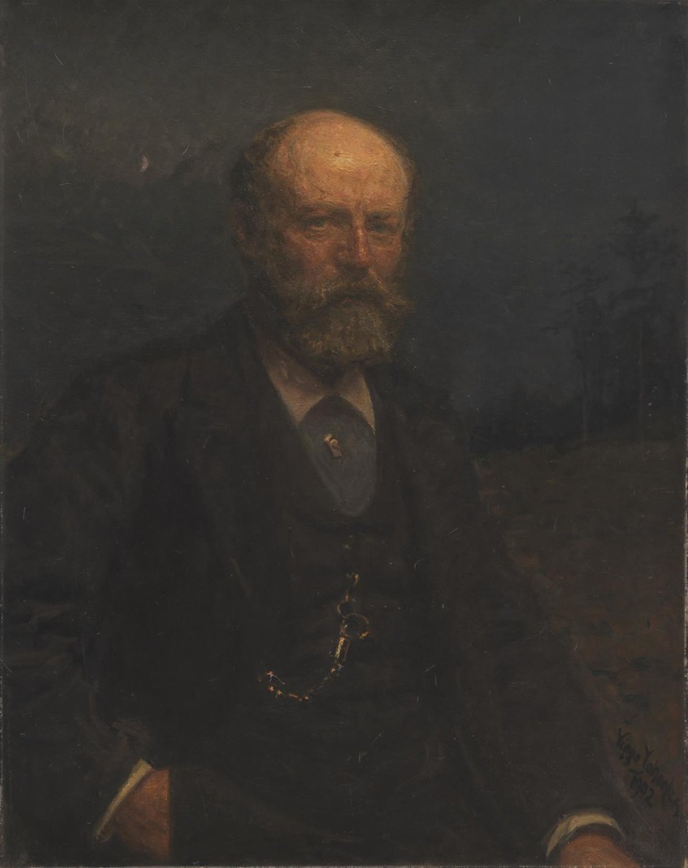 Selbstporträt von Viggo Johansen