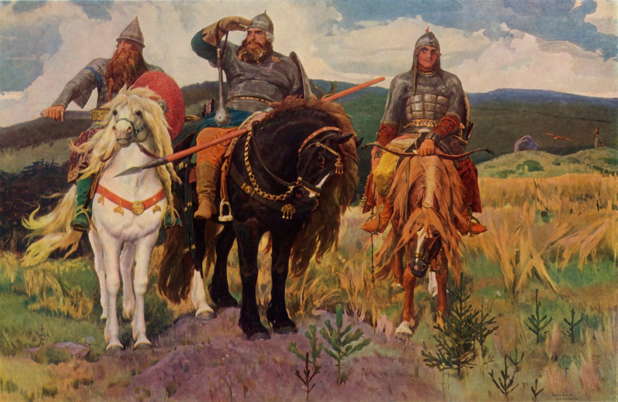 Die Krieger von Viktor Mikhaylovich Vasnetsov