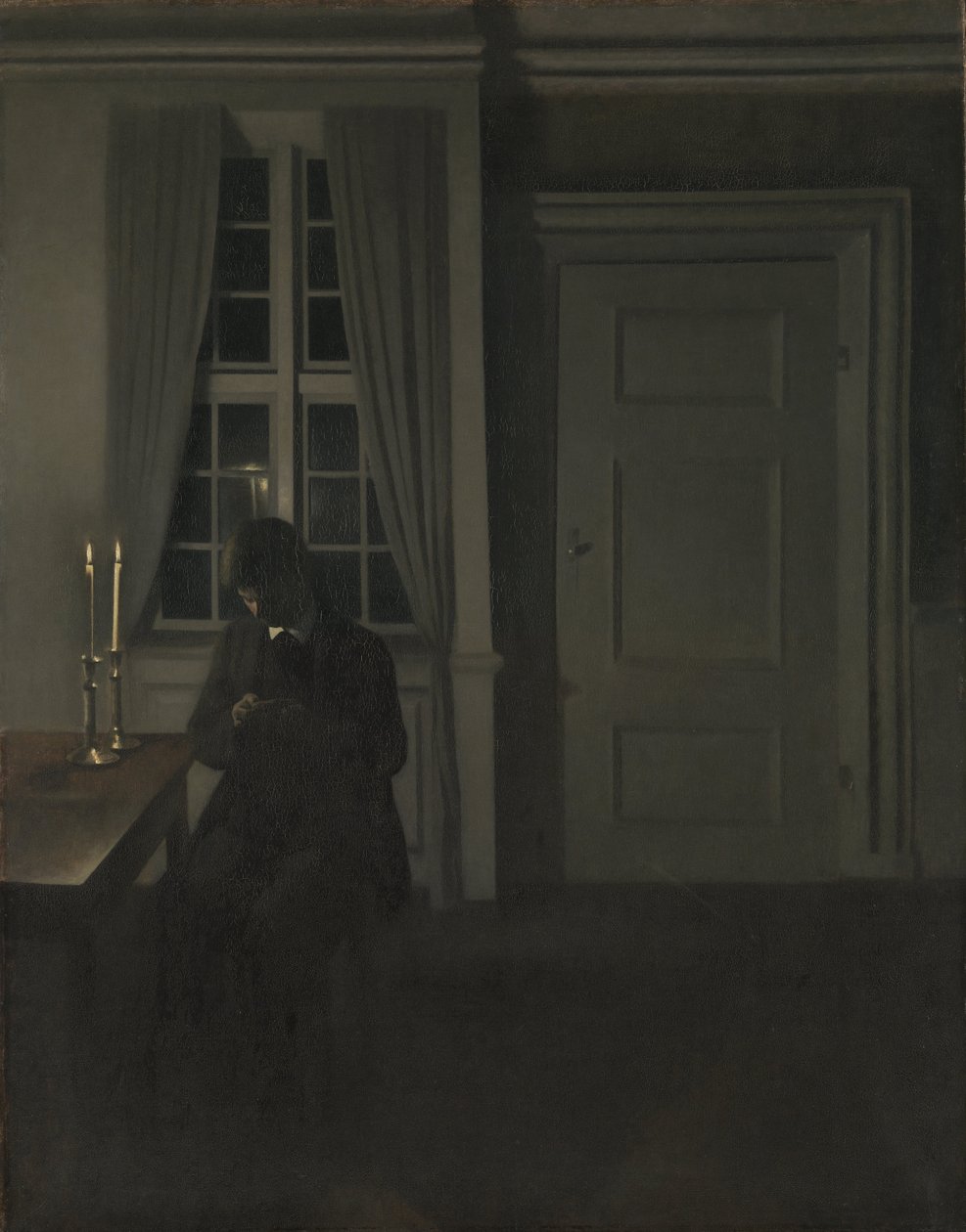 Der Münzsammler von Vilhelm Hammershøi
