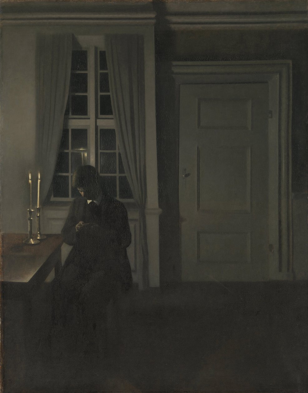 Der Münzsammler von Vilhelm Hammershøi