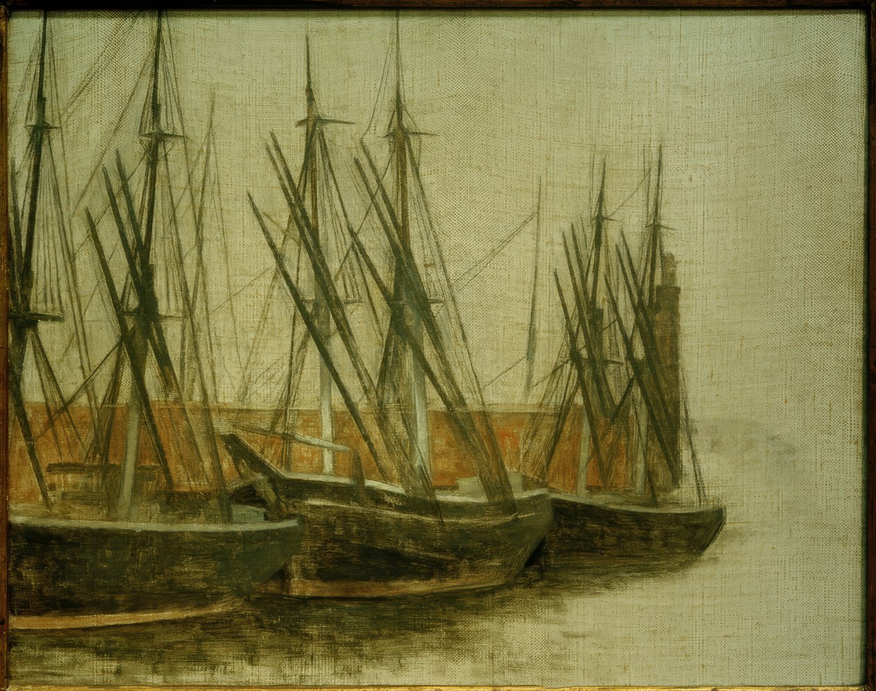 Christianshavns Kanal von Vilhelm Hammershoi
