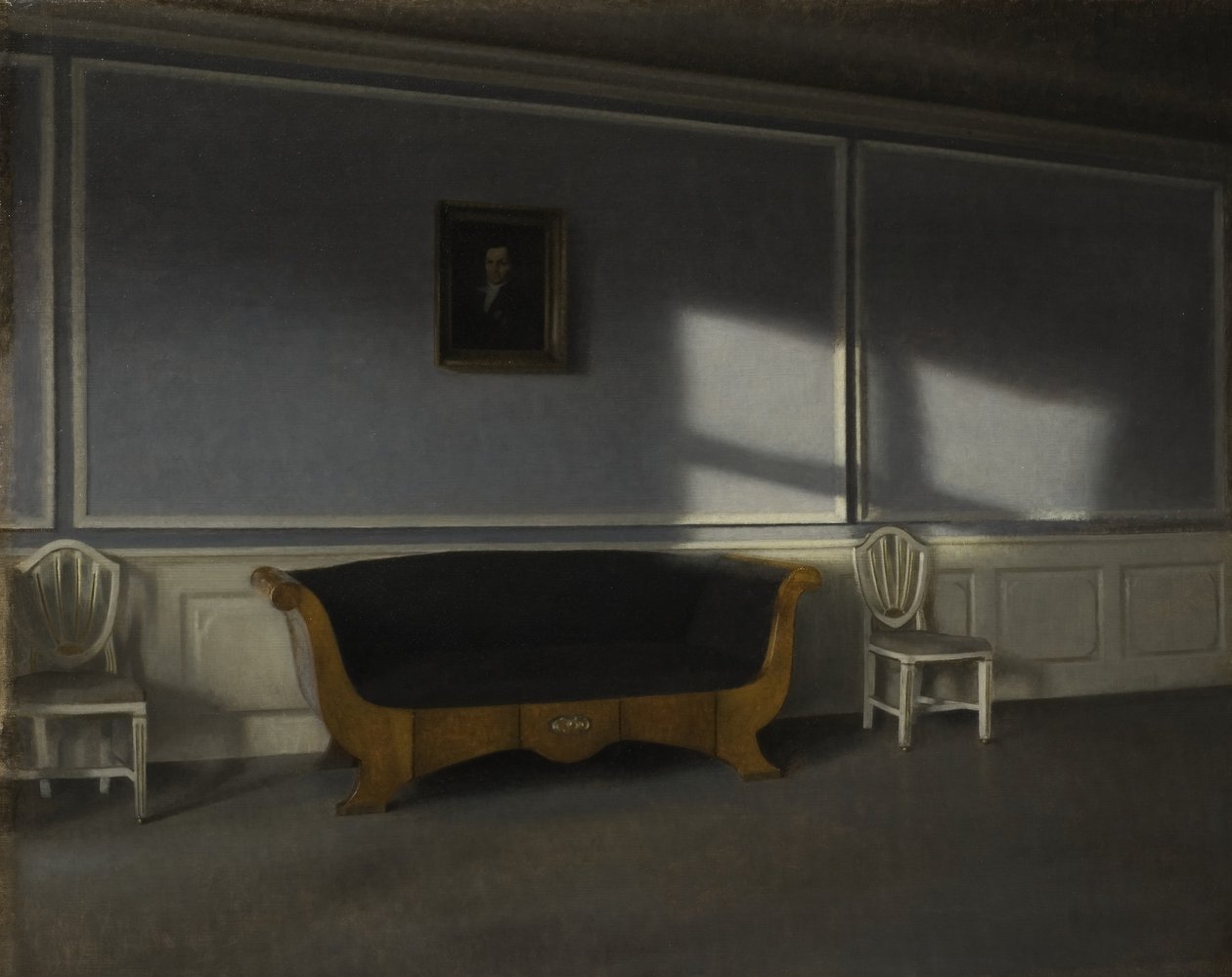 Sonnenschein im Wohnzimmer III, ca. 1905 von Vilhelm Hammershoi
