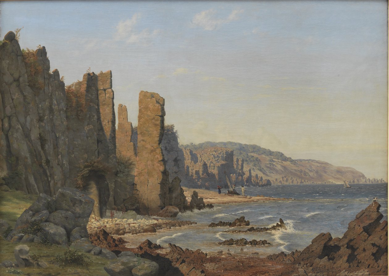 Eine felsige Küste. Rø, Bornholm von Vilhelm Kyhn