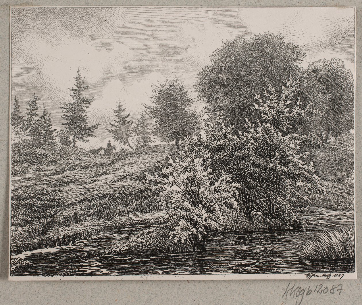Hügel bei einem Moor von Vilhelm Kyhn