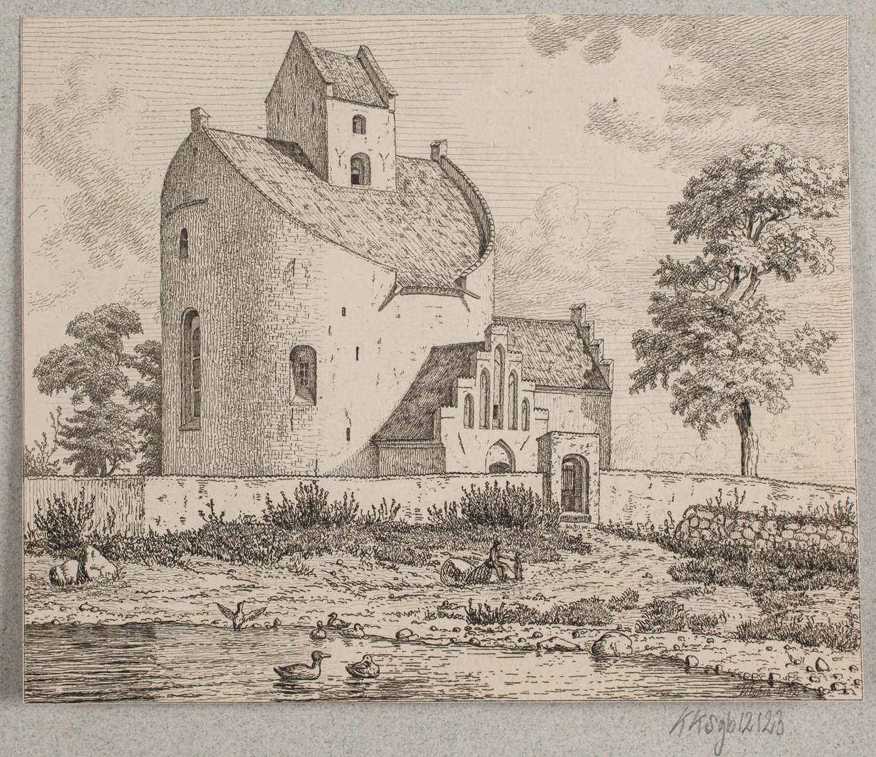 Kirche von Bjernede von Vilhelm Kyhn