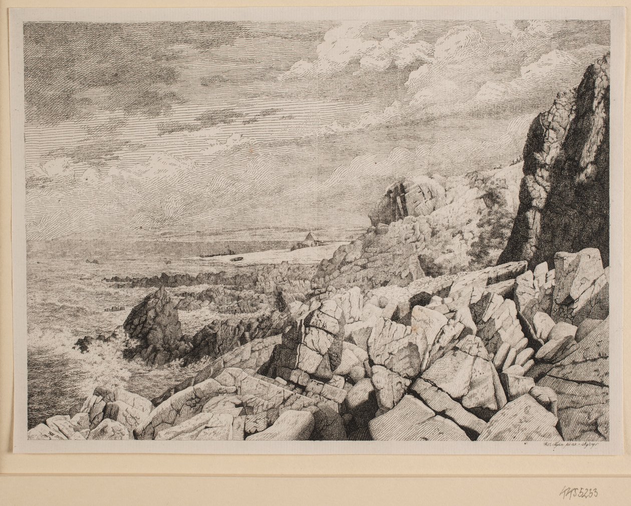 Felsenküste von Bornholm von Vilhelm Kyhn