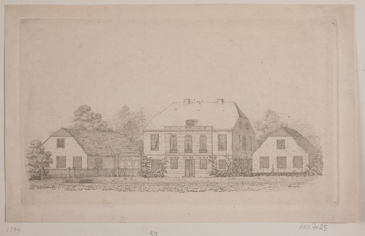 Eine Villa in der Frederiksberg Allee von Vilhelm Kyhn