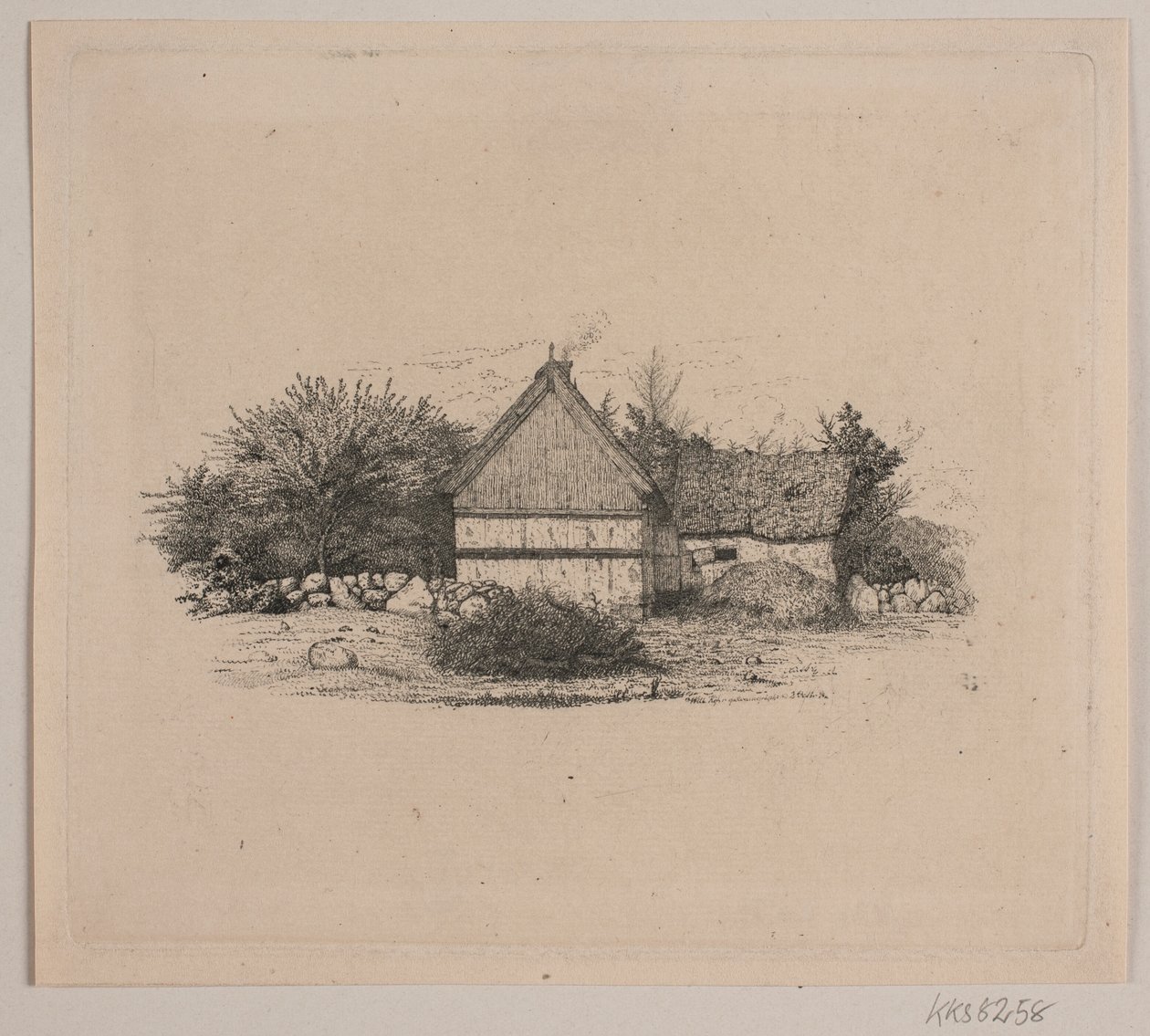 Ein Bauernhaus von Vilhelm Kyhn
