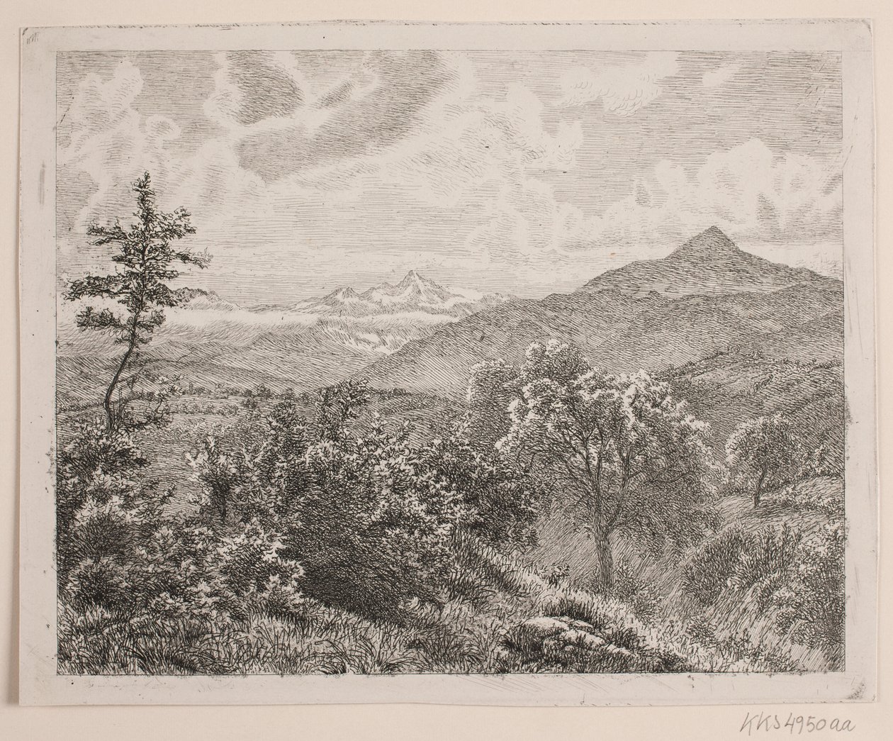 Hochgebirgslandschaft von Vilhelm Kyhn
